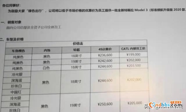 曝光｜宁德时代内部购车价曝光：Model 3最低19.9万元-2.jpg