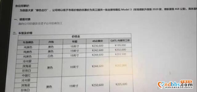 降价预热？宁德时代内部员工曝光Model 3 19.9万起售-1.jpg